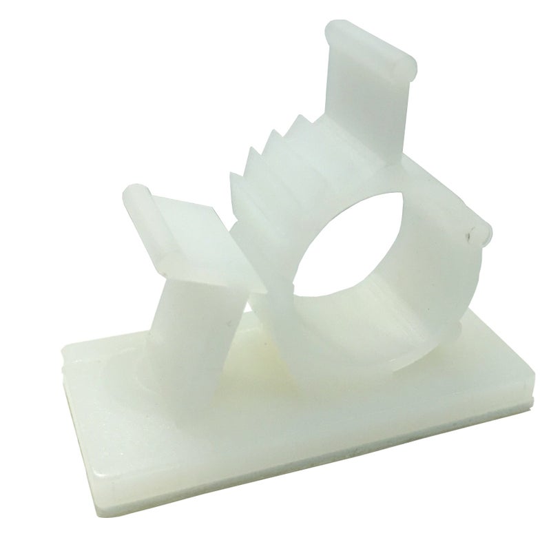 Gardner Bender GKK1550 Plastic Kwik Clips UVB Adjustable and Ratcheting in Dia 4 Pk White