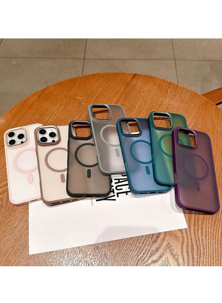 Eco Case for iPhone 13 Case Magnetic Translucent Matte Phone Cases [Compatible with MagSafe] Thin Slim Fit Shockproof Bumper Hard Protective Cover for Women Men Girls  - Image 2