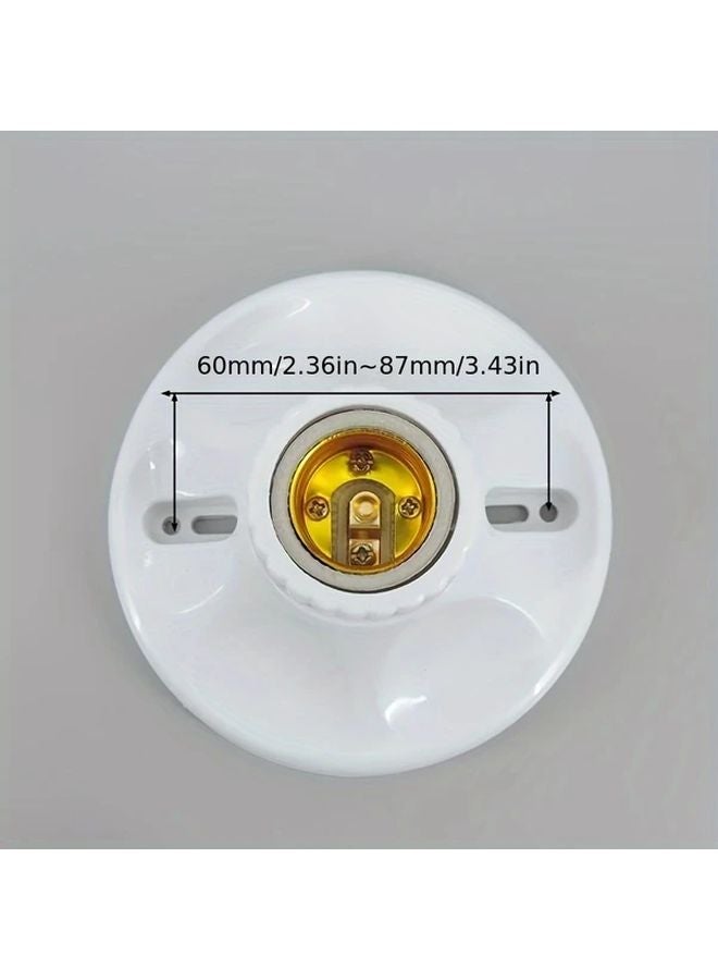 3pcs E27 Lamp Holder Ceramic Bulb Socket High Temperature Resistant - Image 4