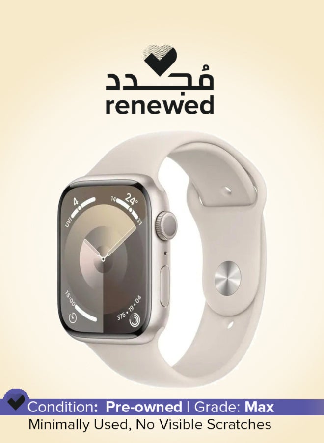 Apple Renewed -  Watch Watch Series 9 Aluminium 45MM Off White - Image 1