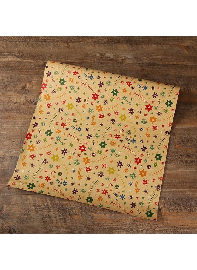 Zeemey 10 Sheets Gift Wrapping Paper With Accessories,Holiday Gift Wrapping Paper,Birthday Gift Box Gift Wrapping DIY, Gift Wrapping Paper for Birthday, Holiday, Wedding, Party,Kids Gift Wrapping (70cmX50cm)  - Image 5