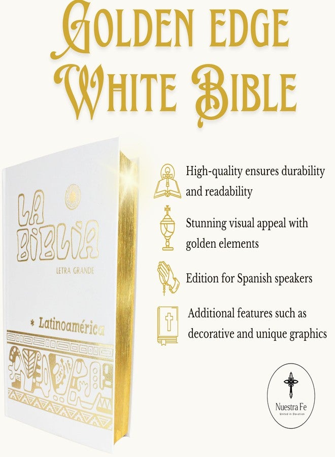 Nuestra Fe la Biblia latinoamericana letra grande - Biblia latinoamericana catolica - Biblia catolica en español letra grande - biblia en español letra grande - bible in spanish biblia catolica latinoamericana - Image 2