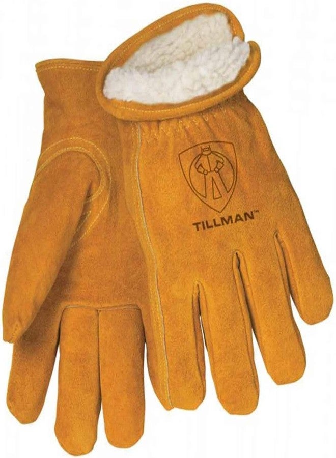 Tillman 1450 Split Cowhide Pile Lined Winter Gloves X-Large, Gold - Image 1