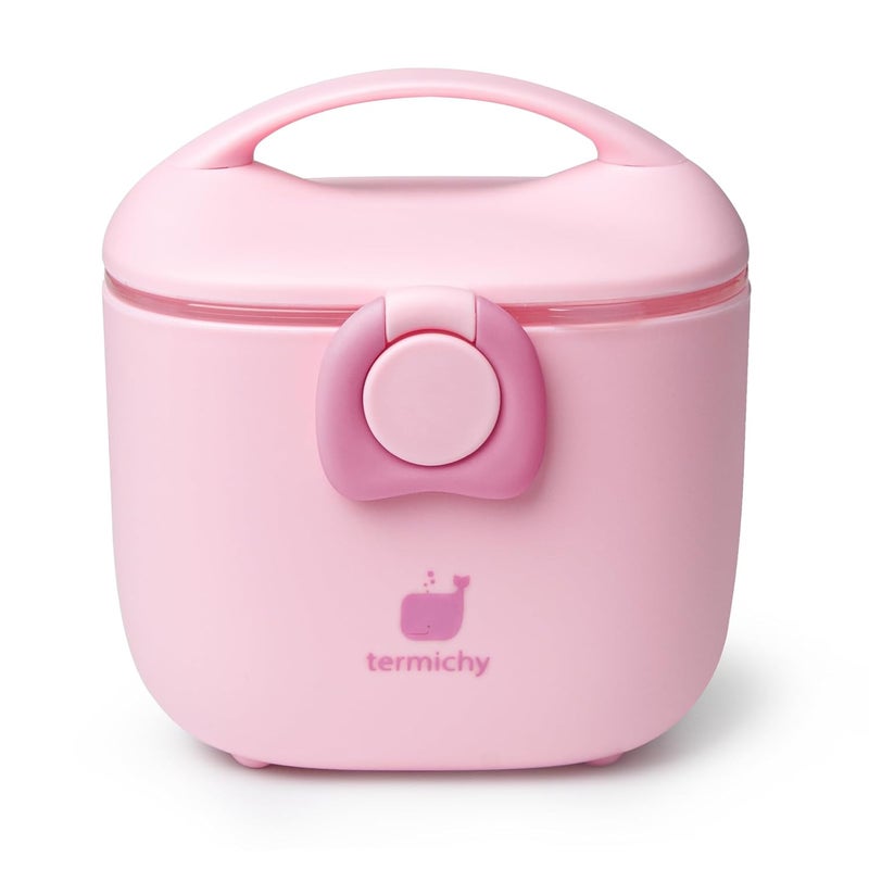 Termichy Baby Formula Dispenser, Portable Milk Powder Dispenser Container with Carry Handle and Scoop for Travel Outdoor Activities with Baby Infant, 8.8OZ, 0.55LB, 250g (Light Pink) - Image 1