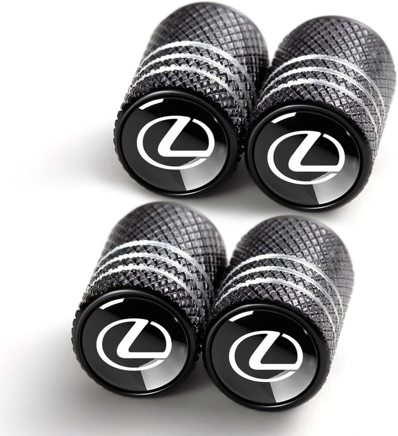 TACOMA غطاء صمام الإطار المتوافق مع RX ES GS LS NX RS GX LX RC LC RX350 is250 GX460 مع حزام O-Ring Seal المقاوم للتآكل، غطاء صمام الإطار 4 قطع - Image 1