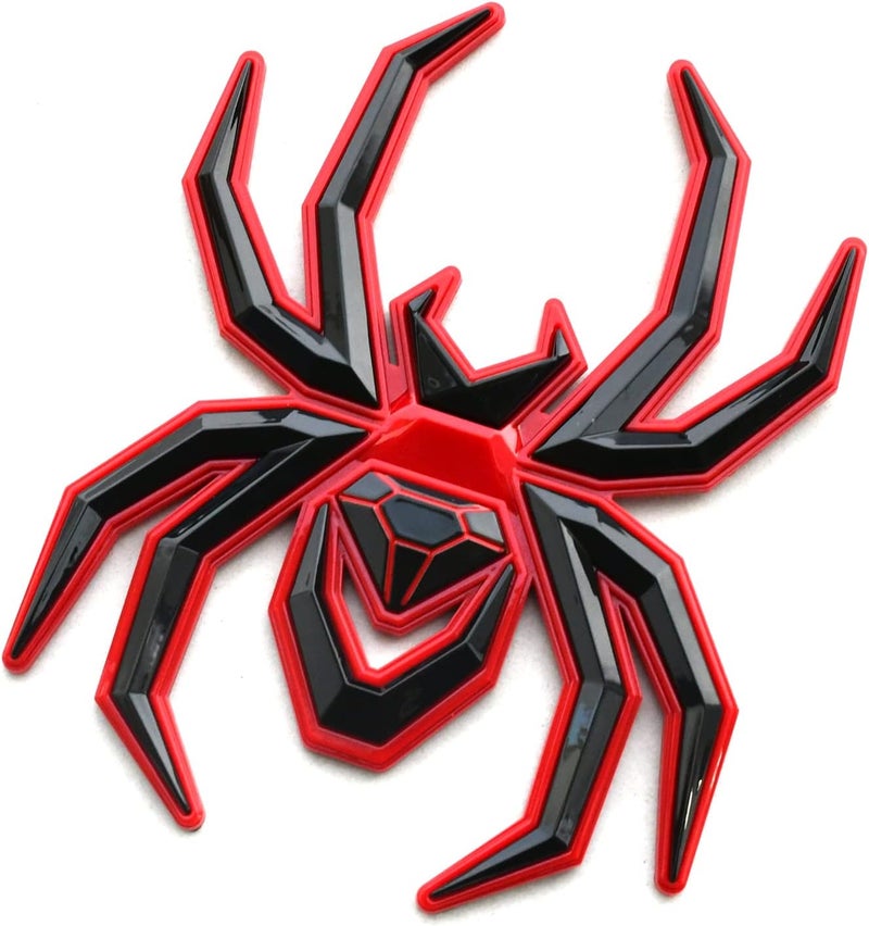 2pcs Custom 3D Spider Emblems for F-150, Silverado, Sierra, RAM - Redline - Image 2