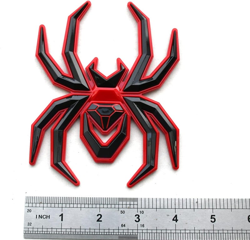 2pcs Custom 3D Spider Emblems for F-150, Silverado, Sierra, RAM - Redline - Image 5