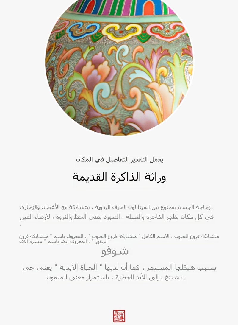 China Made 「Imperial Elegance: Cloisonné Enamel & Silver Filigree Ceramic Vase」 - Image 3