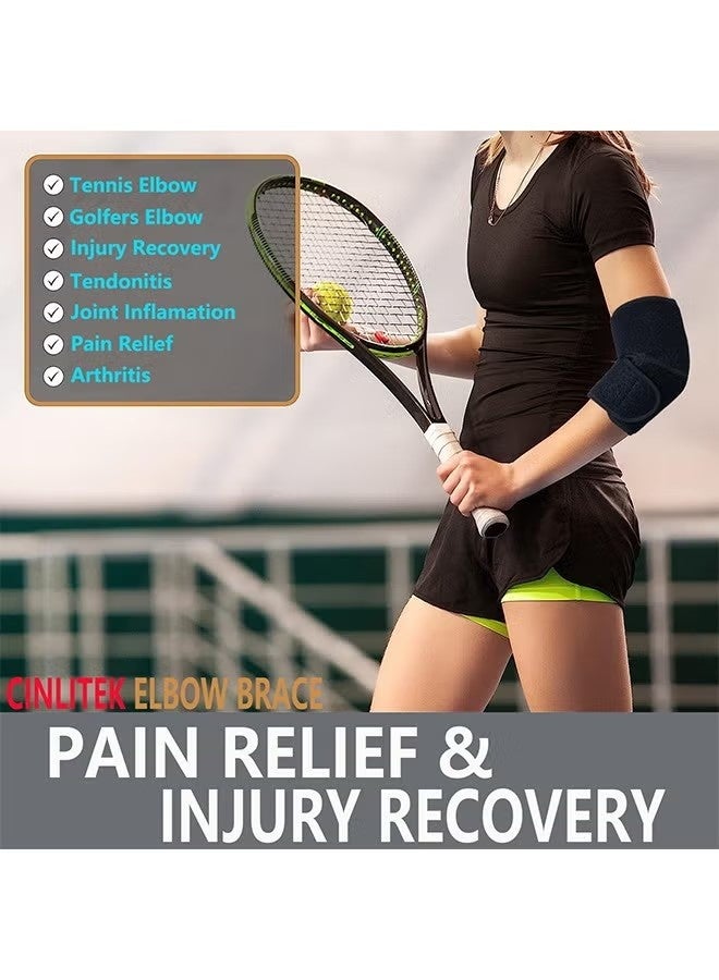 Elbow Support, Elbow Brace, Adjustable Elbow Sleeve, Tennis Elbow Sleve, Arm Wrap Strap, Sleve for Elbow Sleeve for Gym - Image 4