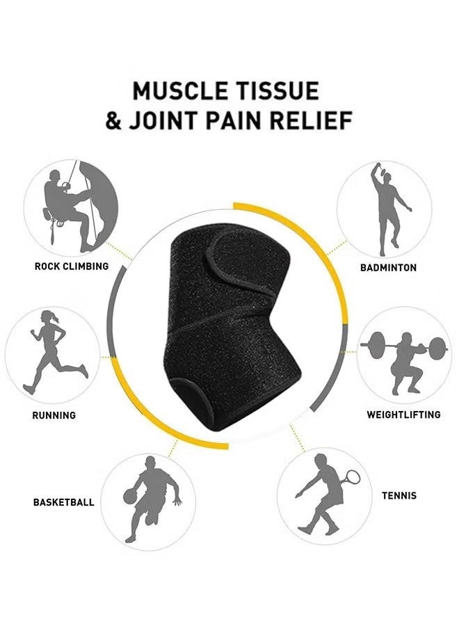 Elbow Support, Elbow Brace, Adjustable Elbow Sleeve, Tennis Elbow Sleve, Arm Wrap Strap, Sleve for Elbow Sleeve for Gym - Image 2