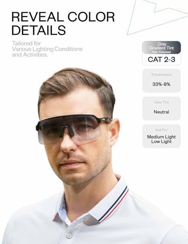 Mryok UV400 Replacement Lenses for Oakley Pit Bull OO9127 Sunglasses, HD Polarized, UV Protection, Impact Resistant & Perfectly Fit - Grey Gradient Tint - Image 4