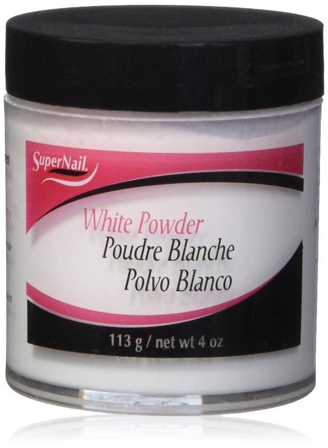 Supernail Nail Powder, White, 4 Ounce - Image 1