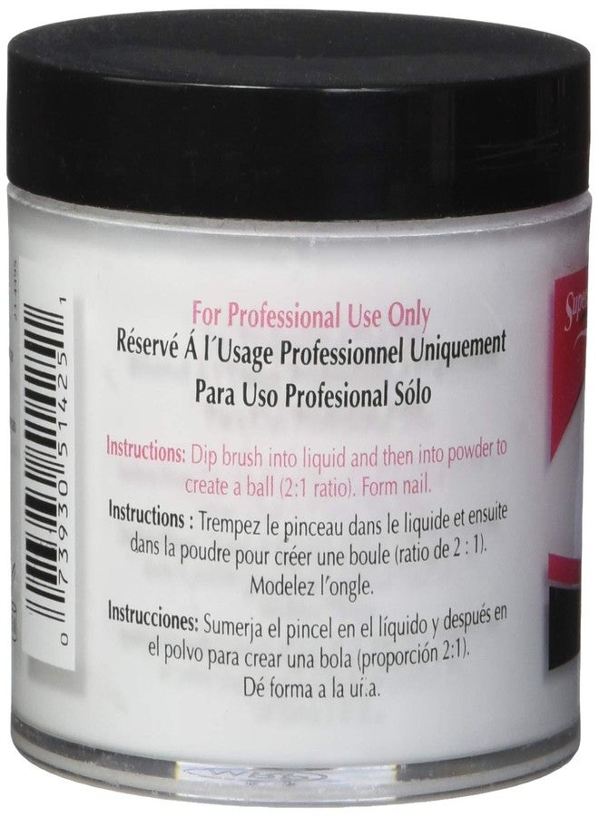 Supernail Nail Powder, White, 4 Ounce - Image 3