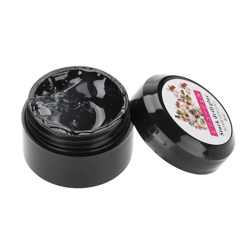 FILFEEL 8ml Nail Polish Glue, Super Strong Adhesive Long Lasting for Nail Art Stickers Rhinestones, with Safe - Image 3