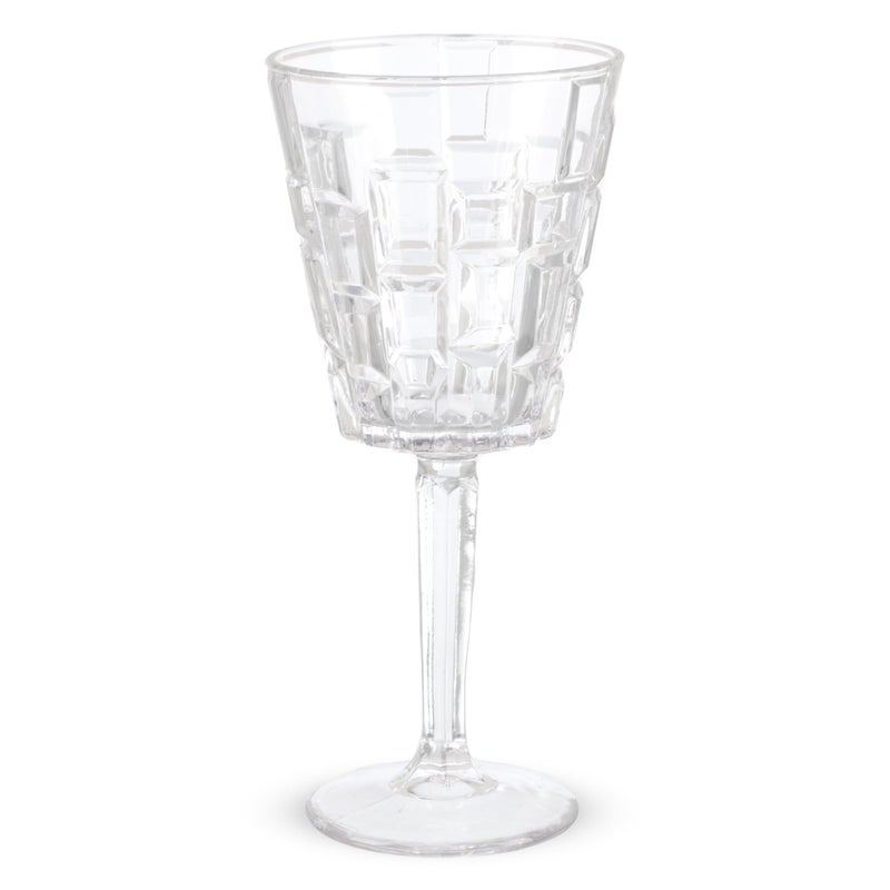Modern Goblet set, 6 Pieces medium size, High quality Glass - Transparent - Image 1