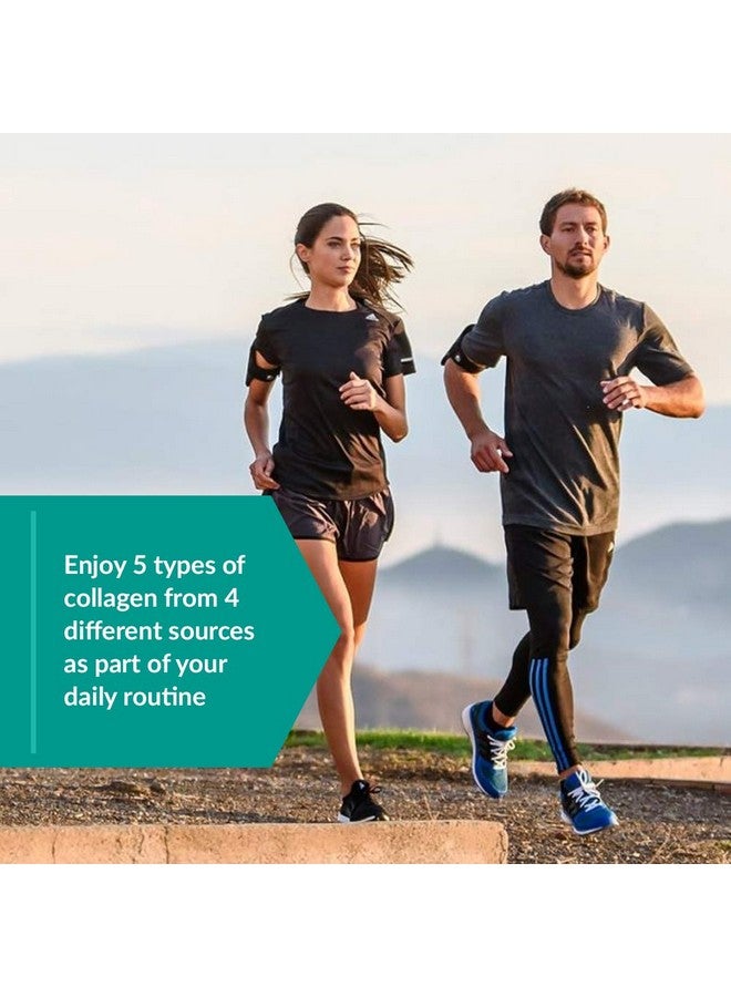 natural elements Multi Collagen Protein Capsules 180 Collagen Capsules Type I Ii Iii V X Collagen Pills Proprietary Blend Of Eggshell Chicken Wild Fish & Grassfed Beef Collagen Peptides 2025Mg Per Serv - Image 5