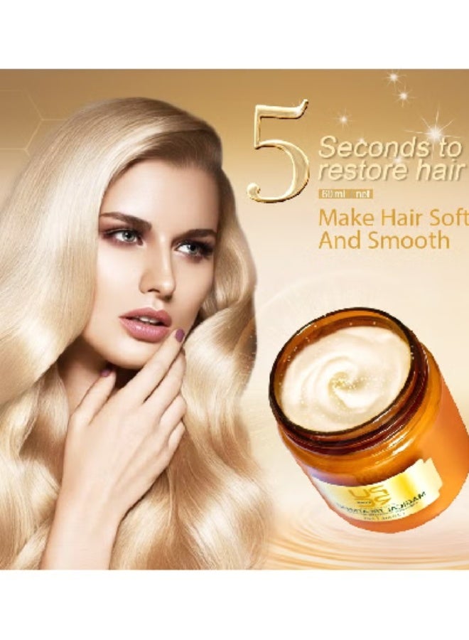 PURC Magical Keratin Hair Treatment Mask 120ml – 5-Second Deep Repair, Smooth & Shine Hair Mask for Damaged and Frizzy Hair, Keratin & Protein Hair Care - Image 5