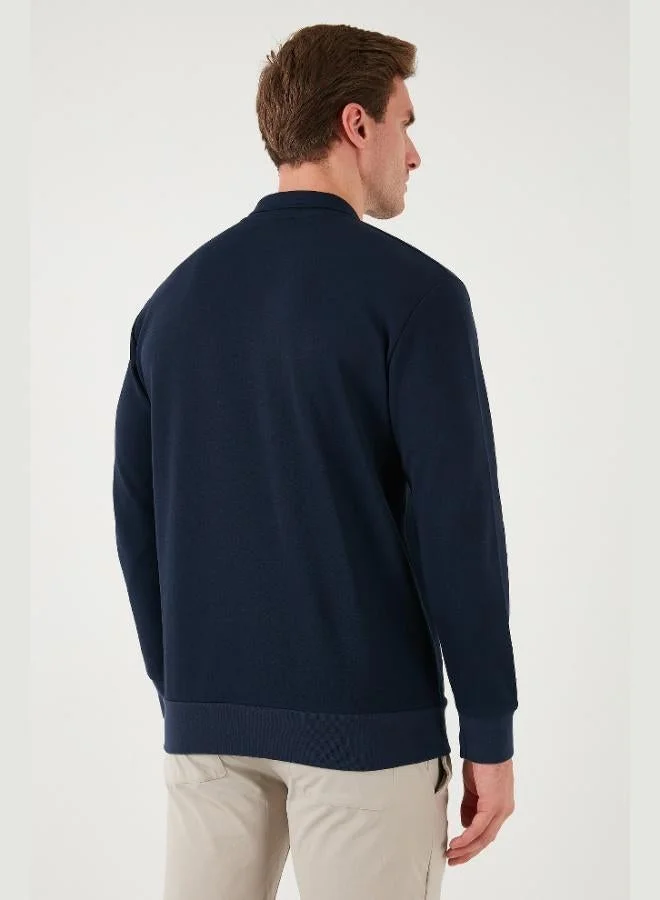 Buratti  Buratti Cotton Regular Fit Half Zipper 2-Pack Polo Collar Sweat Men's SWEAT 5905789S2 for Men | Best Price UAE