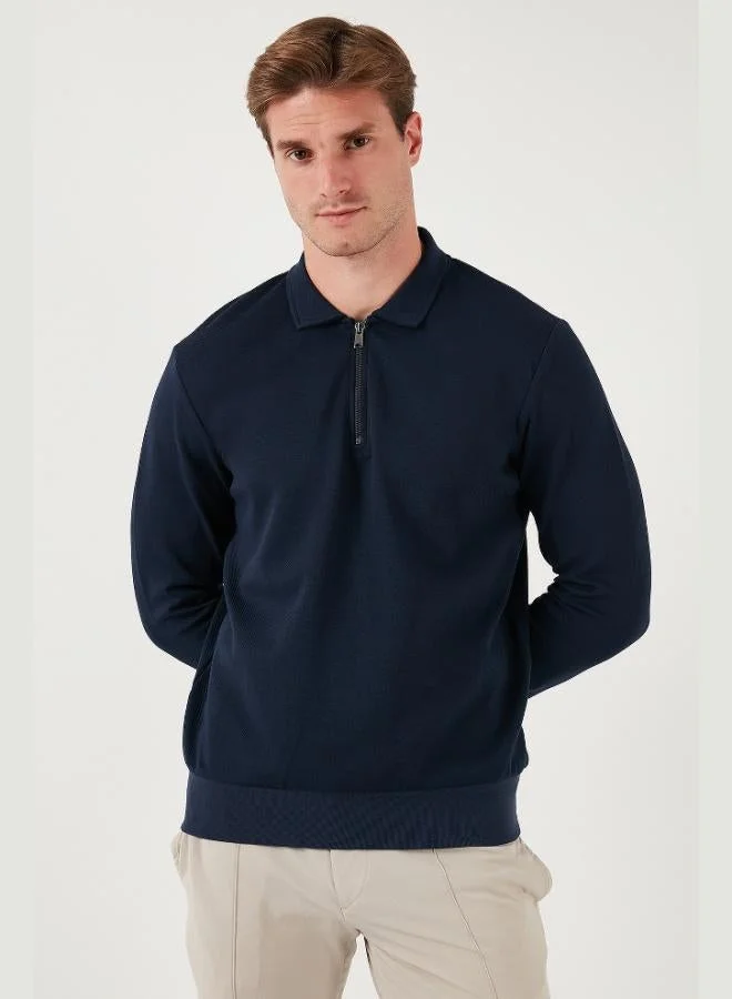 Buratti  Buratti Cotton Regular Fit Half Zipper 2-Pack Polo Collar Sweat Men's SWEAT 5905789S2 for Men | Best Price UAE