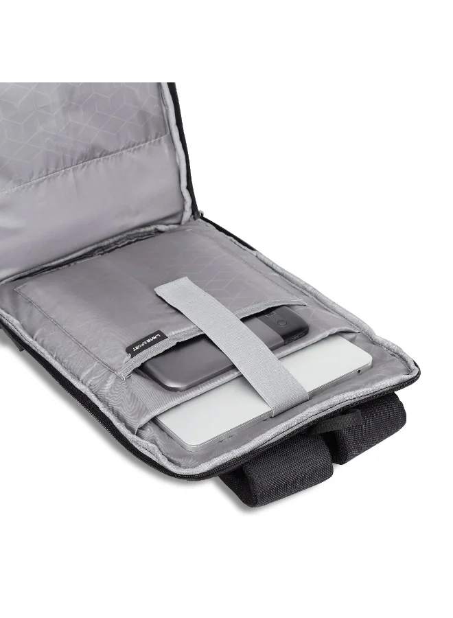 Lavie Lavie Sport Vogue Laptop backpack 17L |Multifunctional Laptop Backpack with Trolley sleeve For Men &amp; Women (BLACK/BLACK)