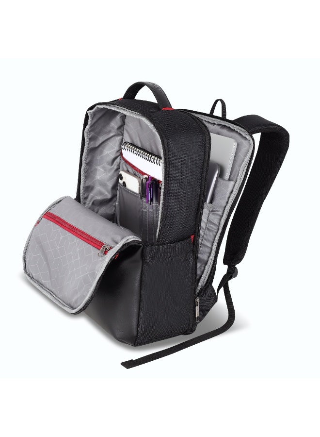 لافي حقيبة ظهر لابتوب لافي سبورت فوغ  لتر متعددة الوظائف مع جيب لعربة السفر للرجال والنساء أسود - Image 3