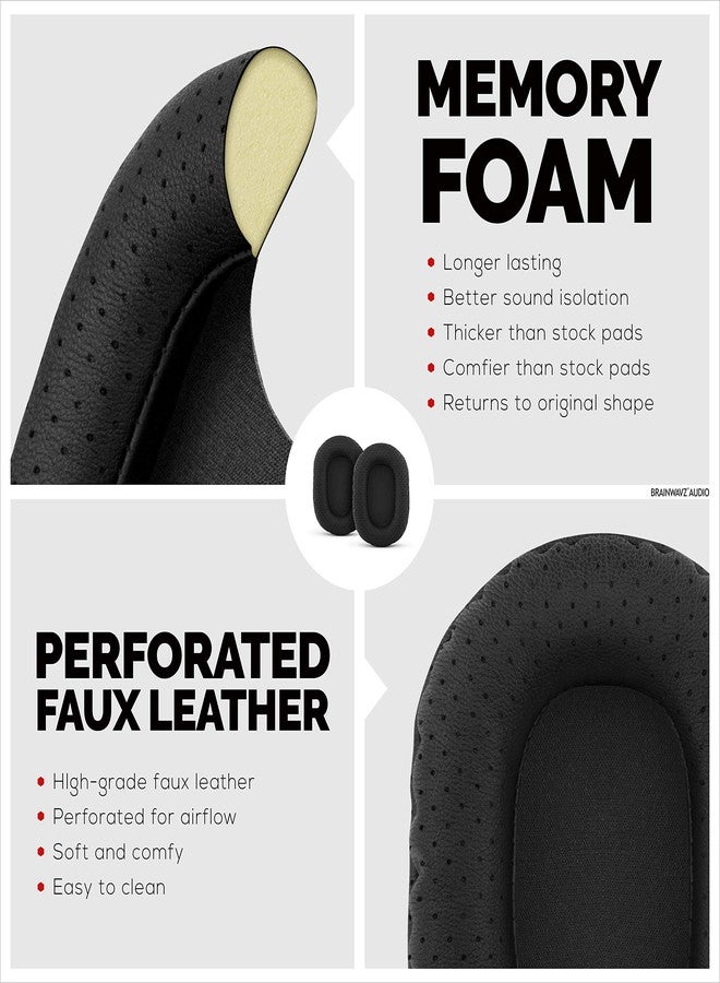 BRAINWAVZ Brainwavz Perforated Earpads for Sony MDR 7506 - V6 - CD900ST with Memory Foam - Image 5