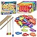 Coogam Wooden Magnetic Fishing Sight Words Game Learning Dolch Word Flashcards Montessori Educational Toy for Preschool 3 4 5 Year Old Kids - Image 4
