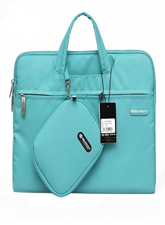 Gearmax Laptop Bag, 15.4 Inch Nylon Fiber Waterproof & Shockproof Briefcase Sleeve Bag Durable Carrying case with Handles and Mouse Pad for MacBook Air Pro/Dell/Surface (15.4 Inches, Blue) - Image 1