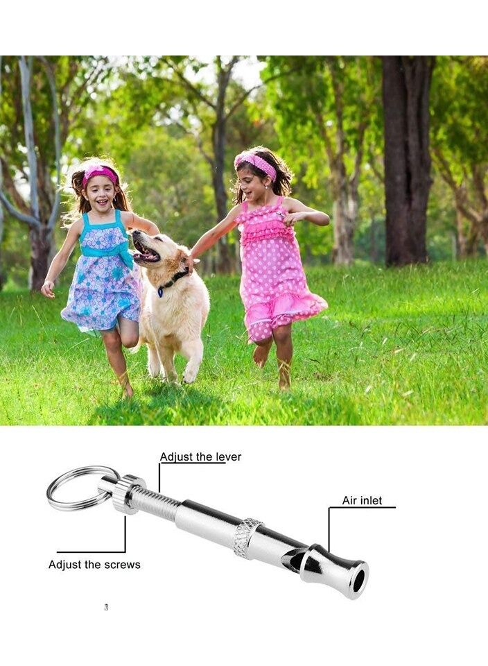 SYOSI صفارة الكلاب، عبوة من 3 صفارات احترافية للكلاب لإيقاف النباح، تدريب على الاستدعاء، صفارات صامتة بالموجات فوق الصوتية لتدريب الكلاب على إيقاف النباح، أجهزة تحكم للكلاب المجاورة، مع حبل أسود - Image 3