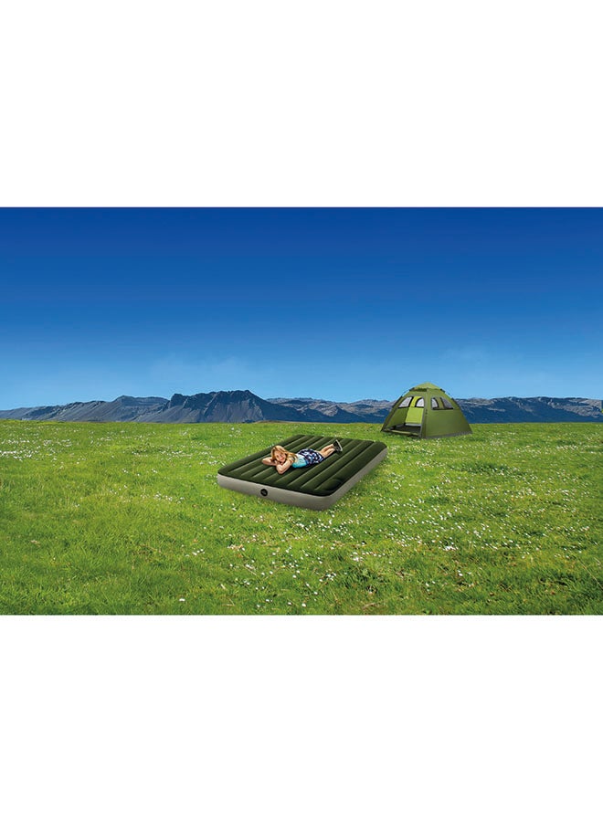 INTEX Dura Beam Downy Airbed With Foot Bip Queen Size pvc Green/Grey - Image 5
