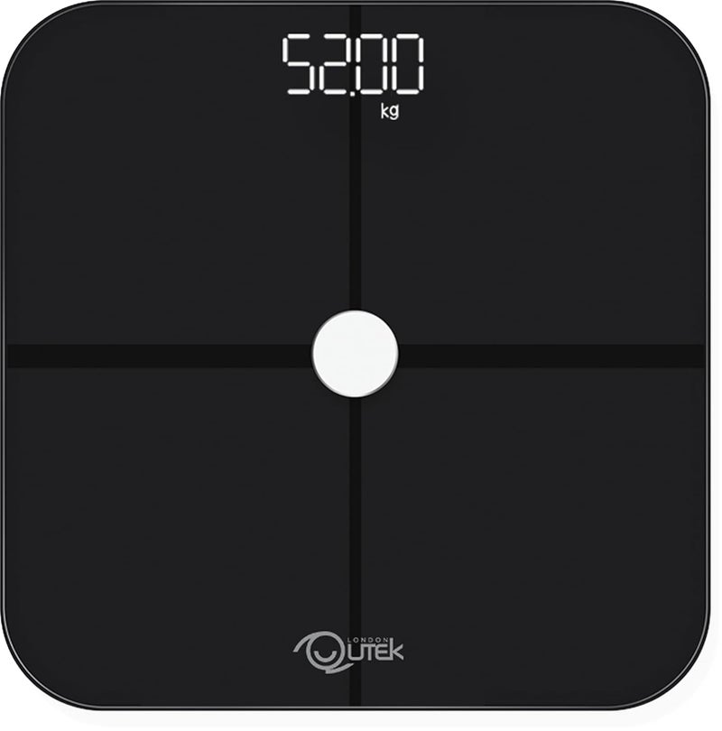 QUTEK STEPS by Qutek, Body Composition Smart Scale, Automatic App Sync, Unlimited Users, Full Body Composition Analyzer, 14 Health Index, Most Accurate Body Fat Scale, Bluetooth Bathroom Weight Scale - Image 1