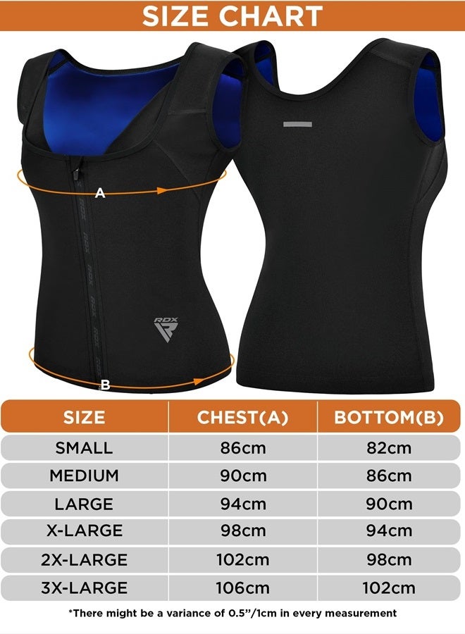 Rdx Women's Sauna Vest Heat Trapping Sweat Waist Trainer - REACH OEKO TEX 100 Certified Body Shaper - Image 5