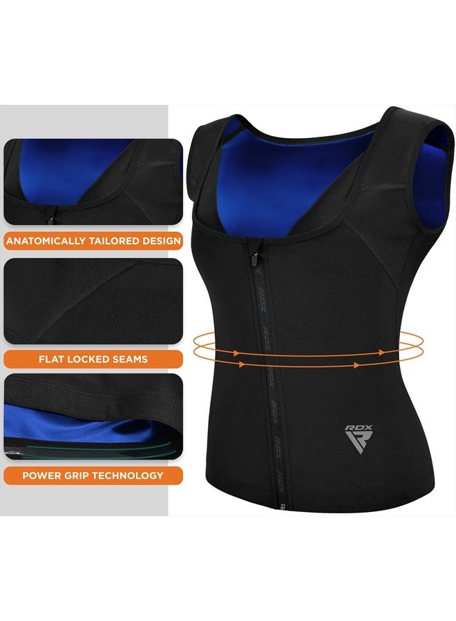 Rdx Women's Sauna Vest Heat Trapping Sweat Waist Trainer - REACH OEKO TEX 100 Certified Body Shaper - Image 1