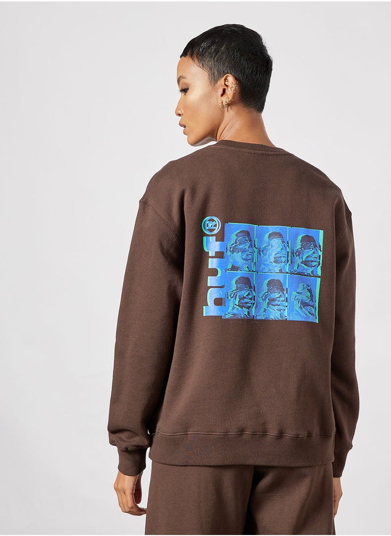 HUF - Unsung Crew Neck Sweatshirt - Image 1