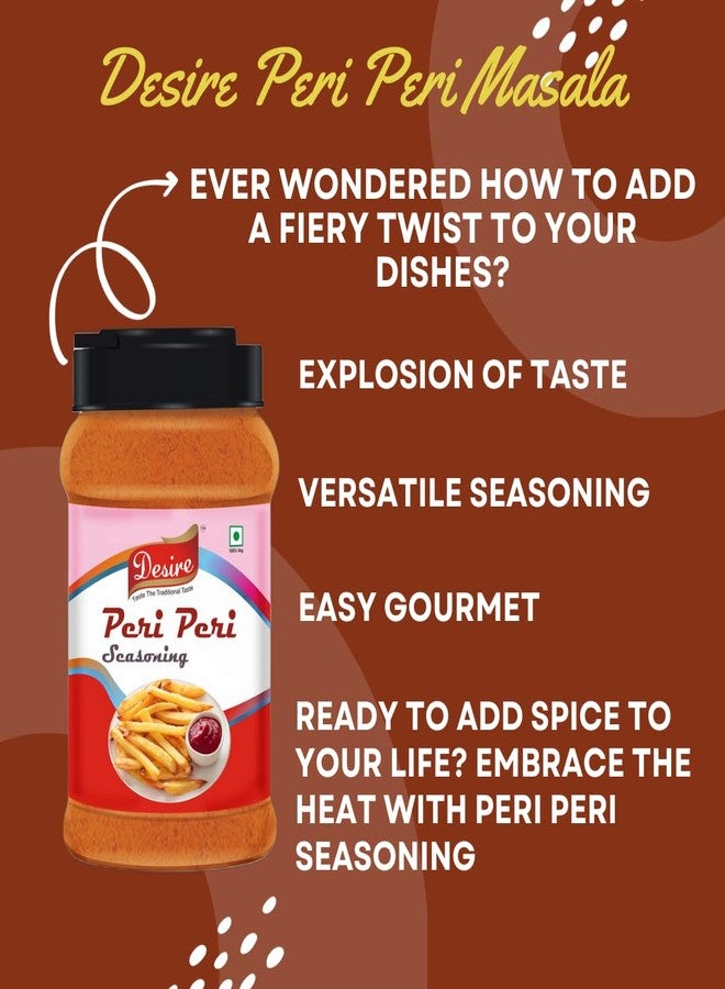 Desire Peri Peri Masala 400 Gram in Jar |Spices Mix for Multi Purpose Seasoning - Image 4