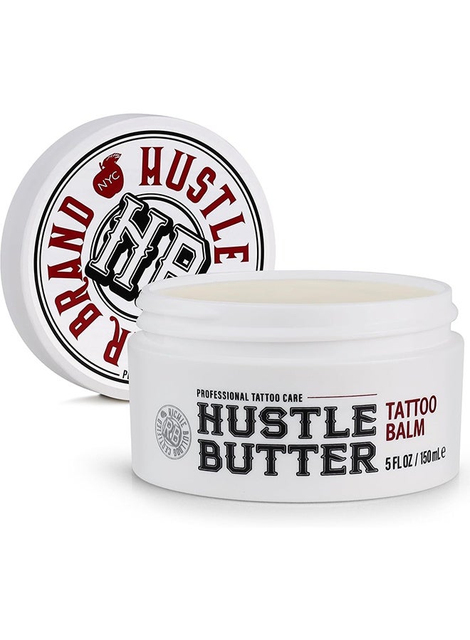 hustle butter deluxe Hustle Butter Tattoo Balm 150ml, Tattoo Aftercare Tattoo Balm, Heals + Protects New Tattoos and Rejuvenates Older Tattoos - 100% Vegan Cream No-Petroleum - Image 1