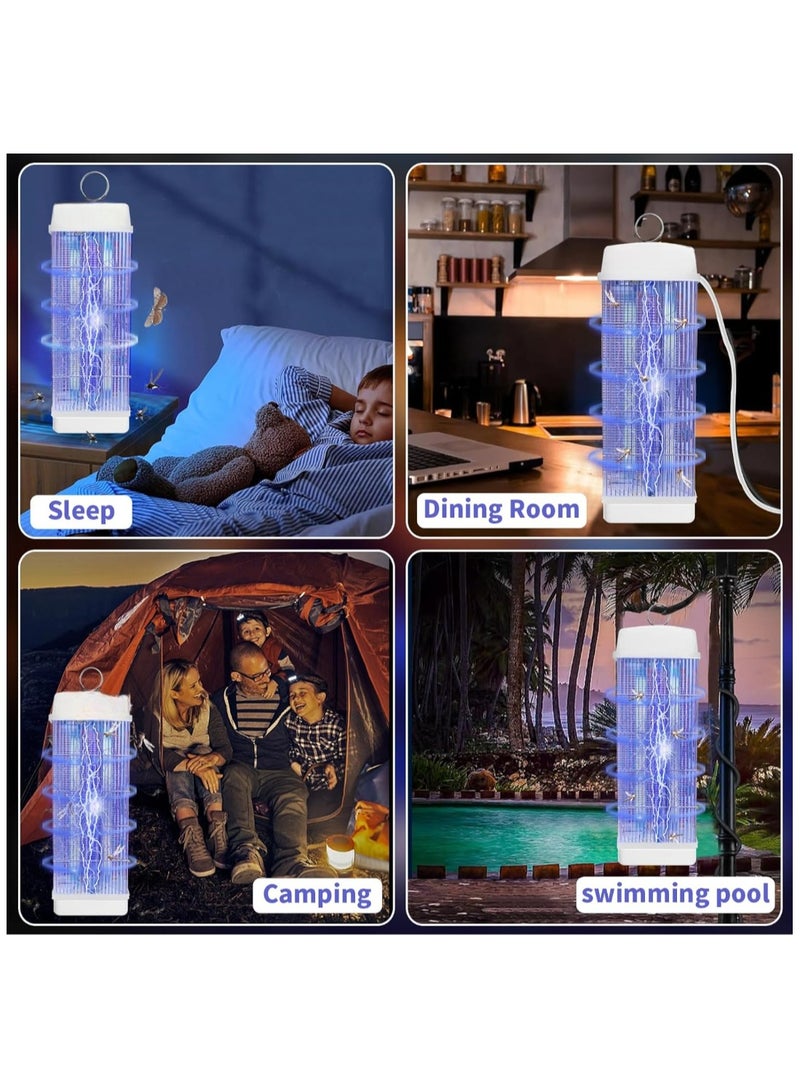 بيتشو قاتل الحشرات الكهربائي، قاتل البعوض، مصباح قاتل البعوض، مصيدة حشرات كهربائية، مصيدة حشرات أصلية 100%، مصيدة البعوض والذباب للحشرات في المنزل والفناء والحديقة الخلفية والتخييم، داخلي وخارجي - Image 5