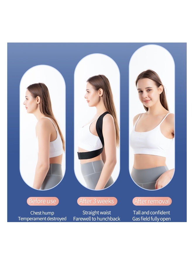 Smart Posture Corrector for Men Women Teens Adjustable Back Brace with Vibration Reminder and Detachable Design for Better Spine Health  - Image 4