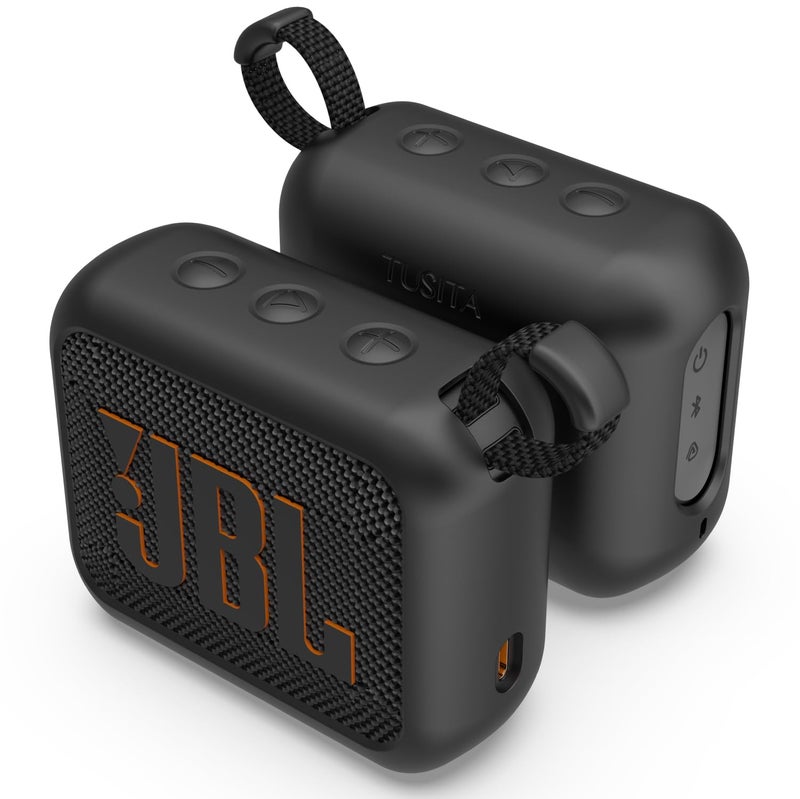TUSITA Magnetic Shockproof Case Compatible with JBL GO 4 Speaker, Golf Cart Accessories - Image 2