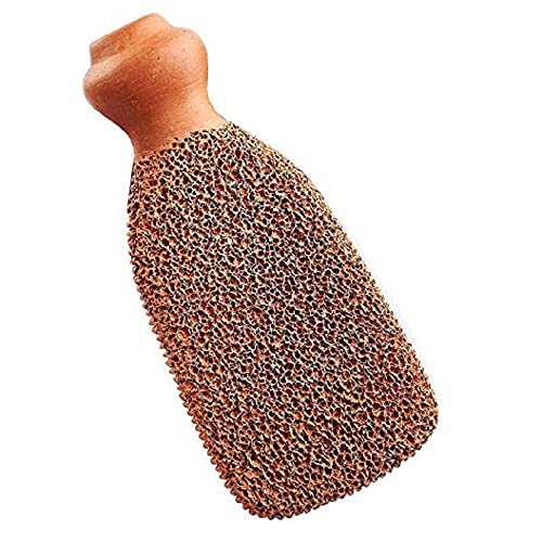 Separate Way Terracotta Natural Pumice Stone for Foot Scrub | Pedicure Stone for Feet Cleaning | Foot Scrubber for Dead Skin | Body Scrub for Smooth Skin | Bathing Stone for Daily Use - Image 4