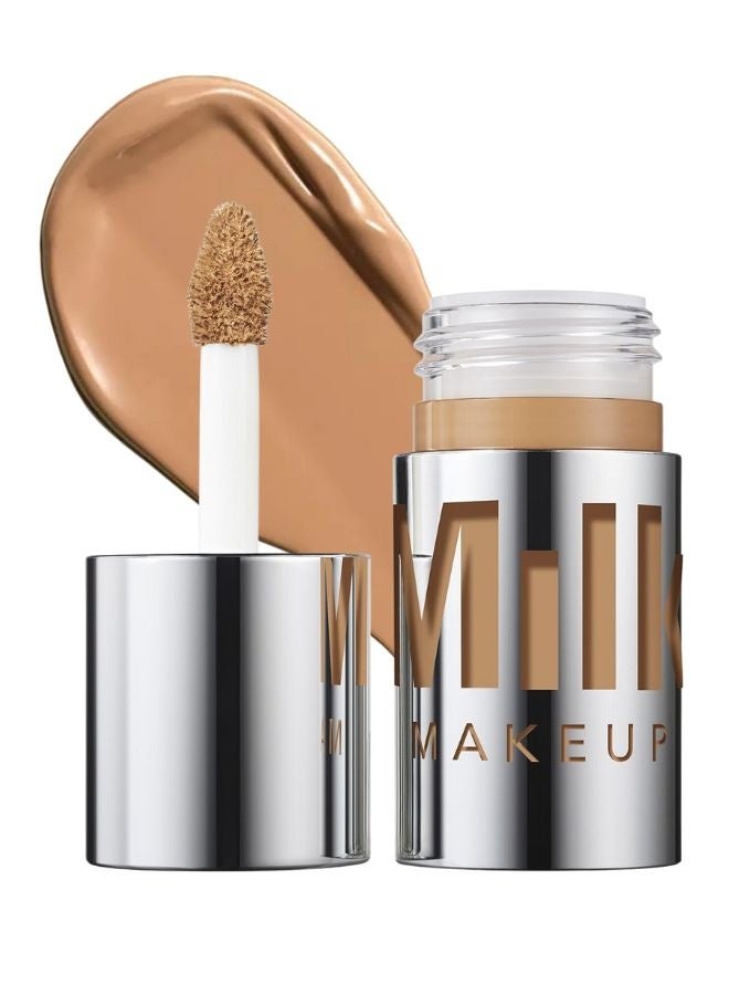 ميلك ميكب خافي عيوب سائل مرطب من ميلك ميك أب بحمض الهيالورونيك - 15NW - متوسط ​​مع درجات لونية دافئة محايدة، 8.5 مل | خافي عيوب كريمي طويل الأمد بتغطية كاملة - Image 1
