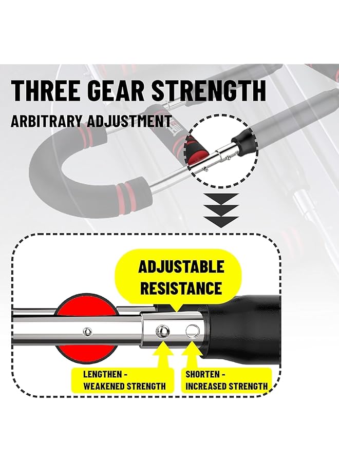 ALMEKAQUZ Ultimate Twister Arm Exerciser Adjustable Chest Expander Forearm Enhanced Exercise Strengthener Biceps Triceps Shoulder&Arm Workout Equipment for Home - Image 4