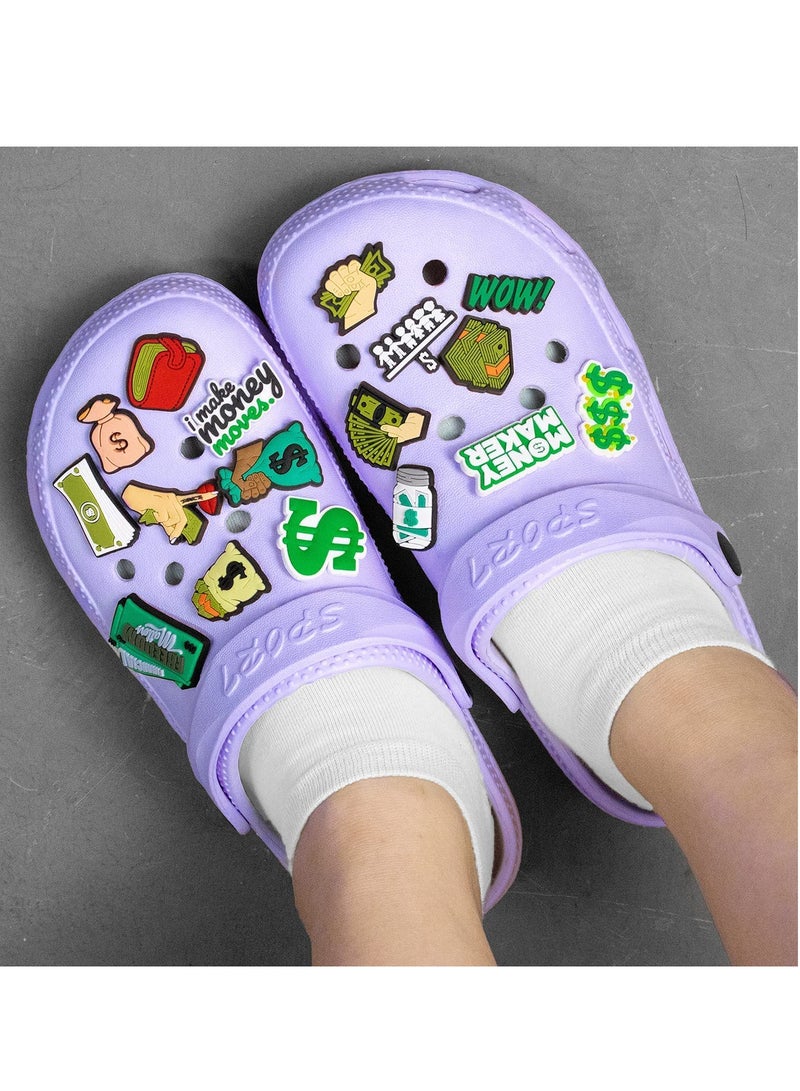 Excefore Shoe Charms Croc 14 Pcs Cartoon Croc Accessories for Shoes Decoration ​PVC Charms Bracelet Wristband for Men Women Kids Girl Nurse Adult Buckle Party Favors Gifts - Image 2