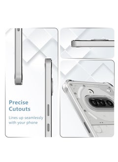 Houmt Nothing Phone 3a Case Cover Anti Yellowing Premium Clear Case with 2-Pack Nothing Phone 3a Screen Protector Tempered Glass Film High Transparency Anti-Scratch Glass For Nothing Phone 3a  - Image 4