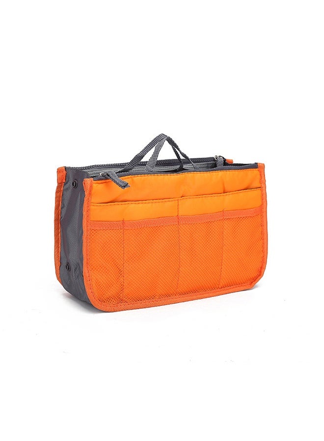 13 Pocket Ladies Hand Bag Organizer Orange  - Image 1