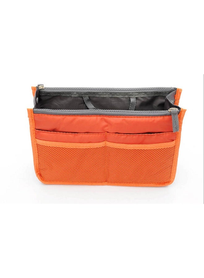 13 Pocket Ladies Hand Bag Organizer Orange  - Image 3