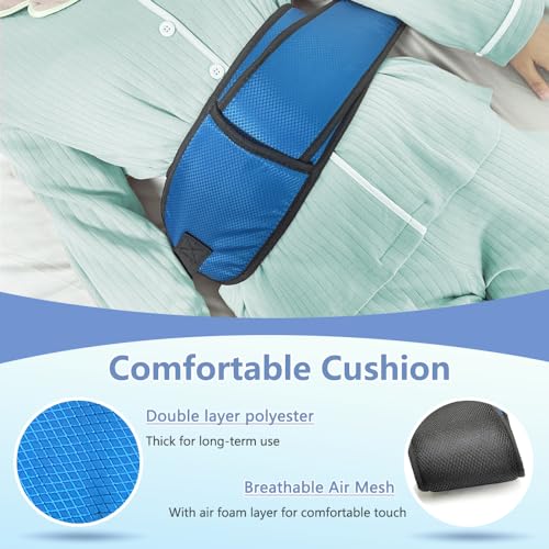 Mistuki Bed Restraint Straps Fall Prevention for Elderly Adjustable Medical Bed Straps Therapy Safety Waist Belt to Hold Patients Wheelchair Seat Harness Restraints for Adults Hospital Care Assist - Image 4