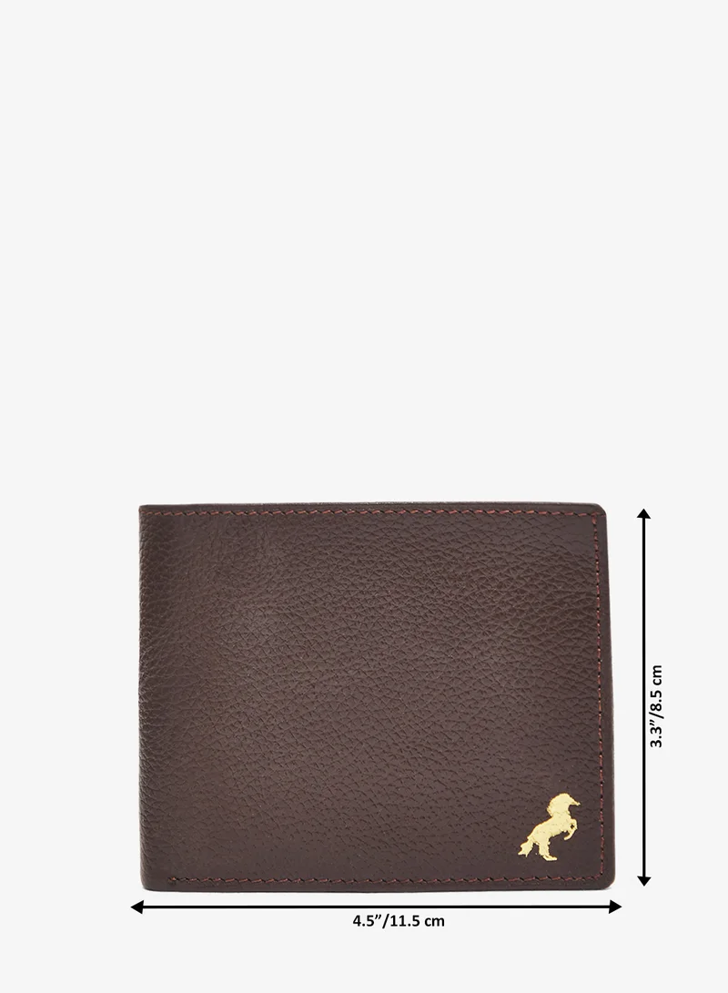 Robert Wood Horse Logo Bi Fold Wallets