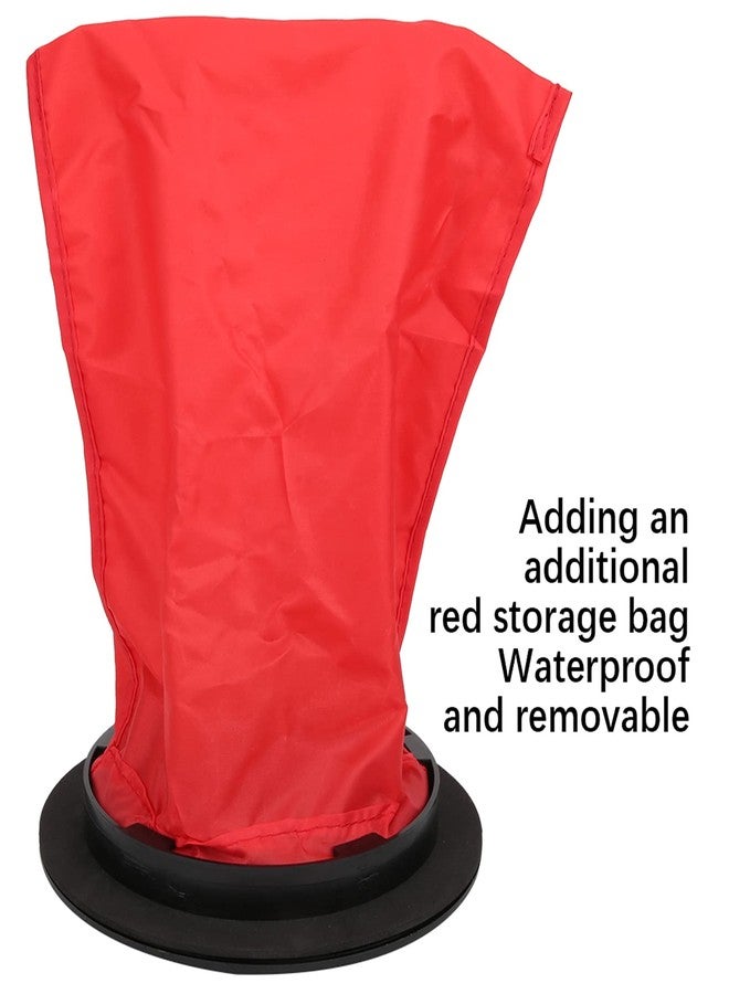 Keenso غطاء فتحة الكاياك، غطاء دائري دائري مقاس 6 بوصة/8 بوصة لفتحة الكاياك، غطاء فتحة مقاوم للماء مع حقيبة تخزين (6 بوصة) - Image 5