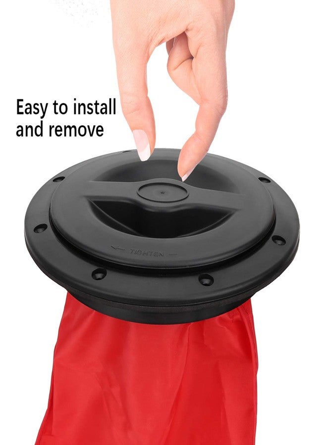 Keenso غطاء فتحة الكاياك، غطاء دائري دائري مقاس 6 بوصة/8 بوصة لفتحة الكاياك، غطاء فتحة مقاوم للماء مع حقيبة تخزين (6 بوصة) - Image 4